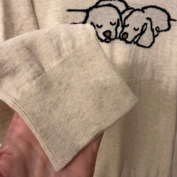 Like-New Banana Republic Factory Dog Intarsia Knit Crewneck Sweater 🐶 - Picture 5 of 13